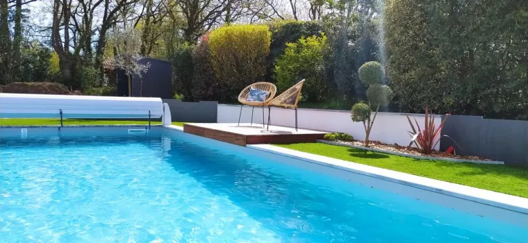 Faire installer une cloture vitrée autour d'une piscine enterrée, Machecoul-Saint-Même, Créa Vert Passion